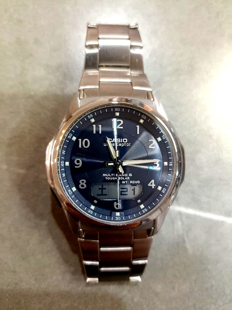 Casio WAVE CEPTER Multiband 6 Tough Solar Radio Watch Japan Import