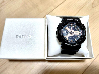 Casio Baby-G BA-110XRG Watch Black and Rose Gold