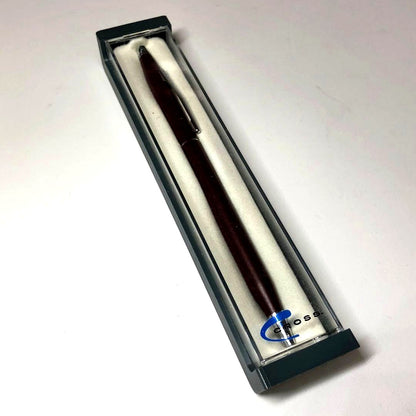 Cross Vintage Dark Red Metal Ballpoint Pen with Case