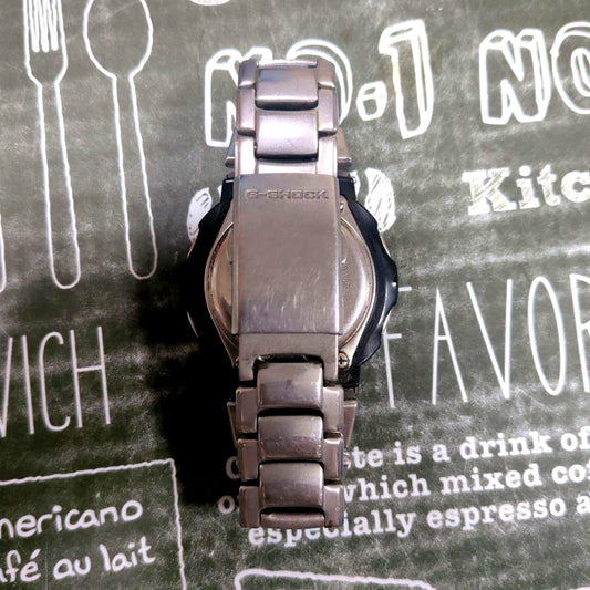 Casio G-Shock G-Steel solar radio-controlled silver watch Japan import with stainless steel body