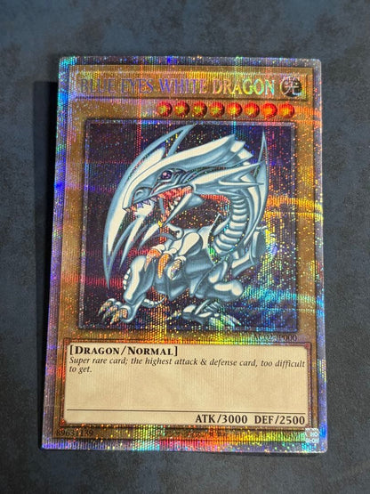 Blue-Eyes White Dragon English Version Prism card with magnet loader from Prism series, Japan import