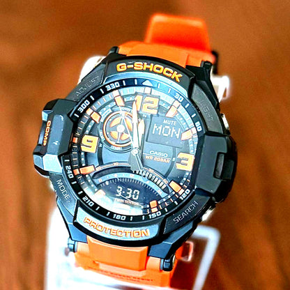 Casio G-Shock Master of G Air GA-1000-4AJF watch with resin strap and compass feature