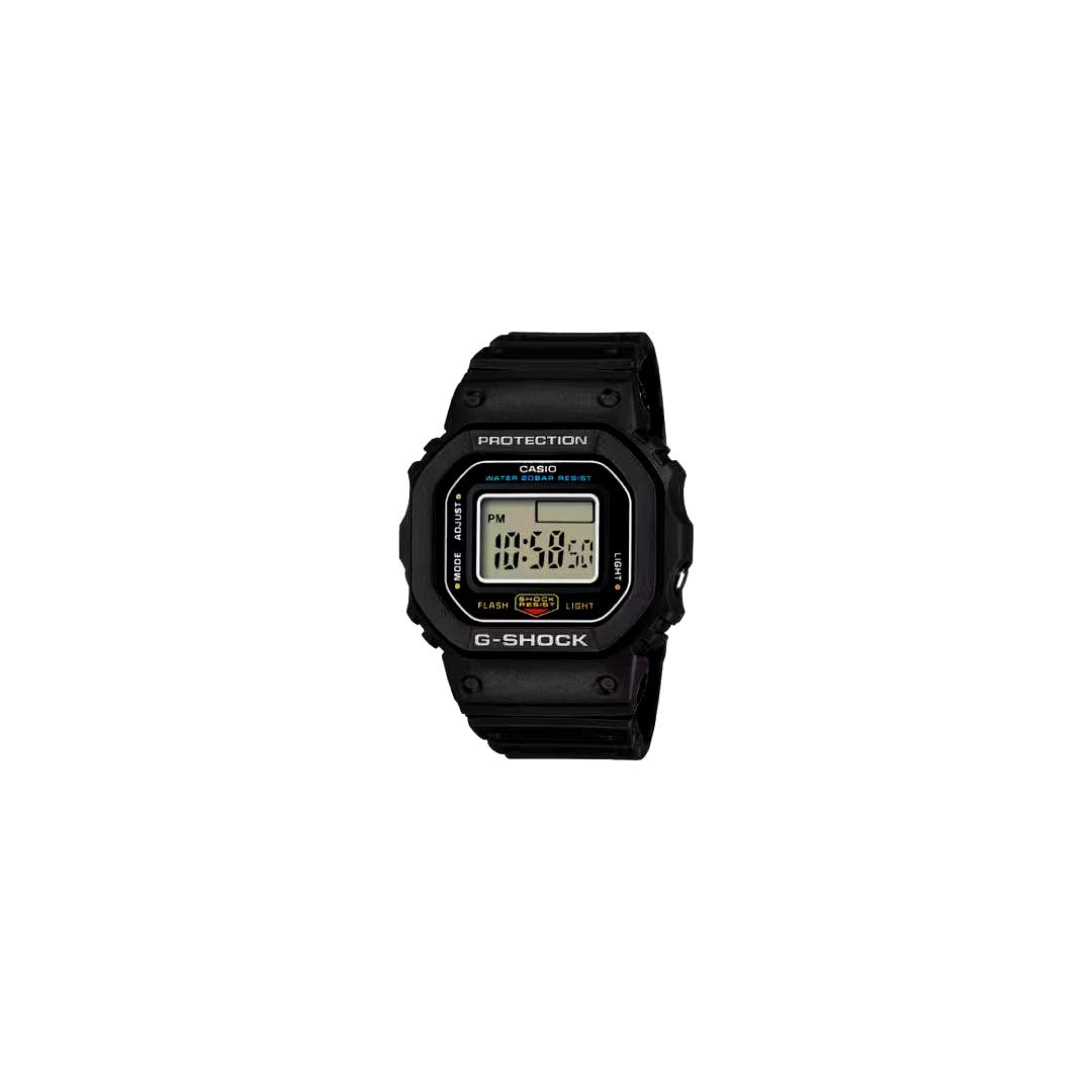 Casio G-Shock Nano Ring Watch DW-5600 miniature replica with black finish on display
