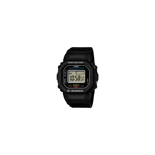 Casio G-Shock Nano Ring Watch DW-5600 miniature replica with black finish on display