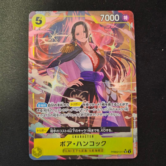 One Piece Car Bodhi Hancock Parallel PRB02-017 SR Japanese collectible card