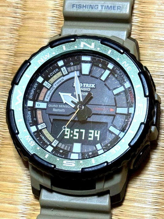 Casio Pro Trek PRT-B70 model watch with quad sensor and 20 ATM water resistance, Japan import