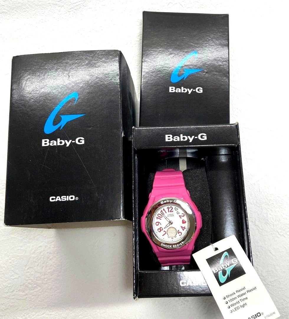 Casio Baby-G Heart Index Series Model BGA-105 10 ATM Water Resistant Digital Watch for Women — Japan Import