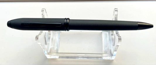 Cross Townsend Collection Midnight Black Ballpoint Pen NAT0042-62 with matte black finish and rotary push mechanism