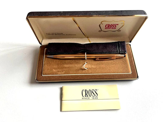 CROSS Classic Century vintage 14KT gold filled mechanical pencil with box and refill made in USA