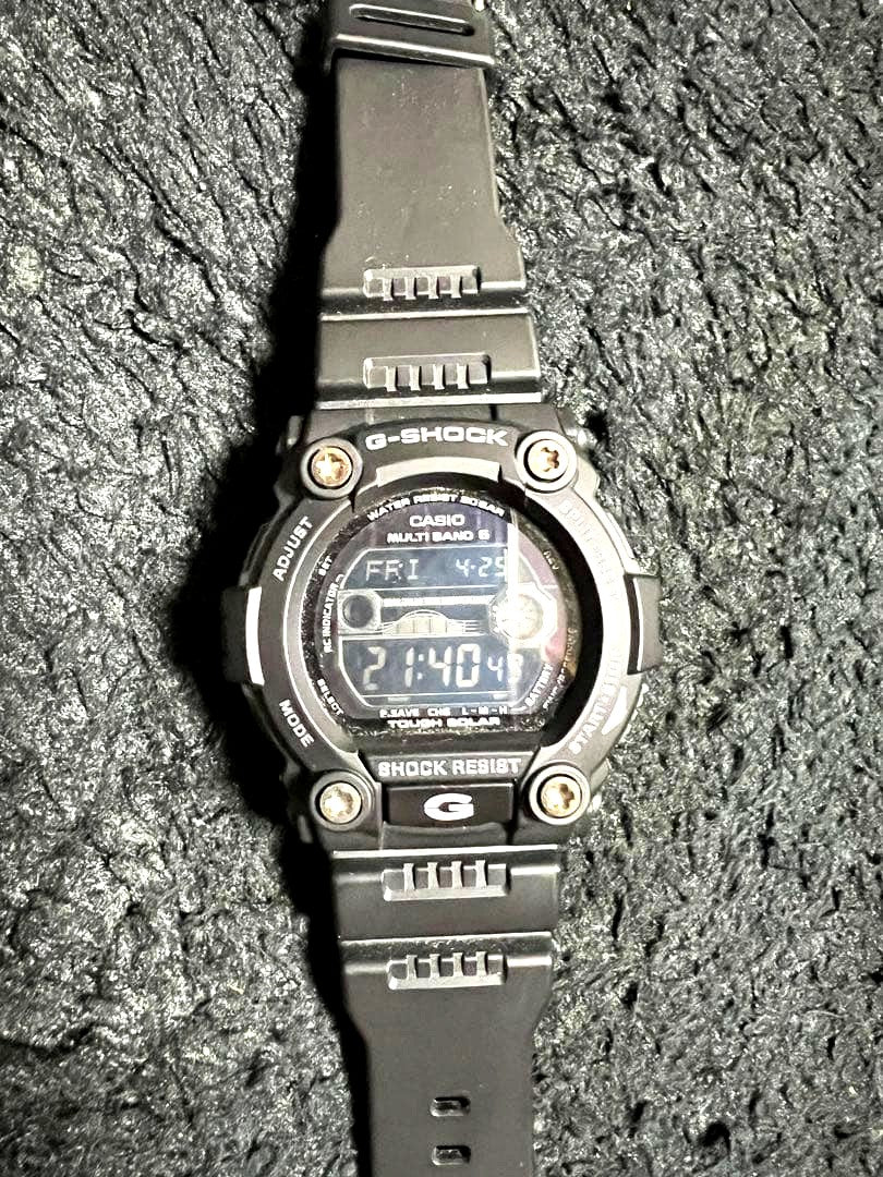 Casio G-Shock digital watch featuring Tough Solar and shock resistance with included box