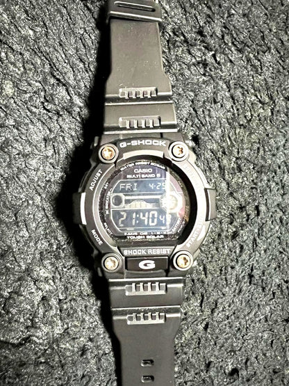 Casio G-Shock digital watch featuring Tough Solar and shock resistance with included box