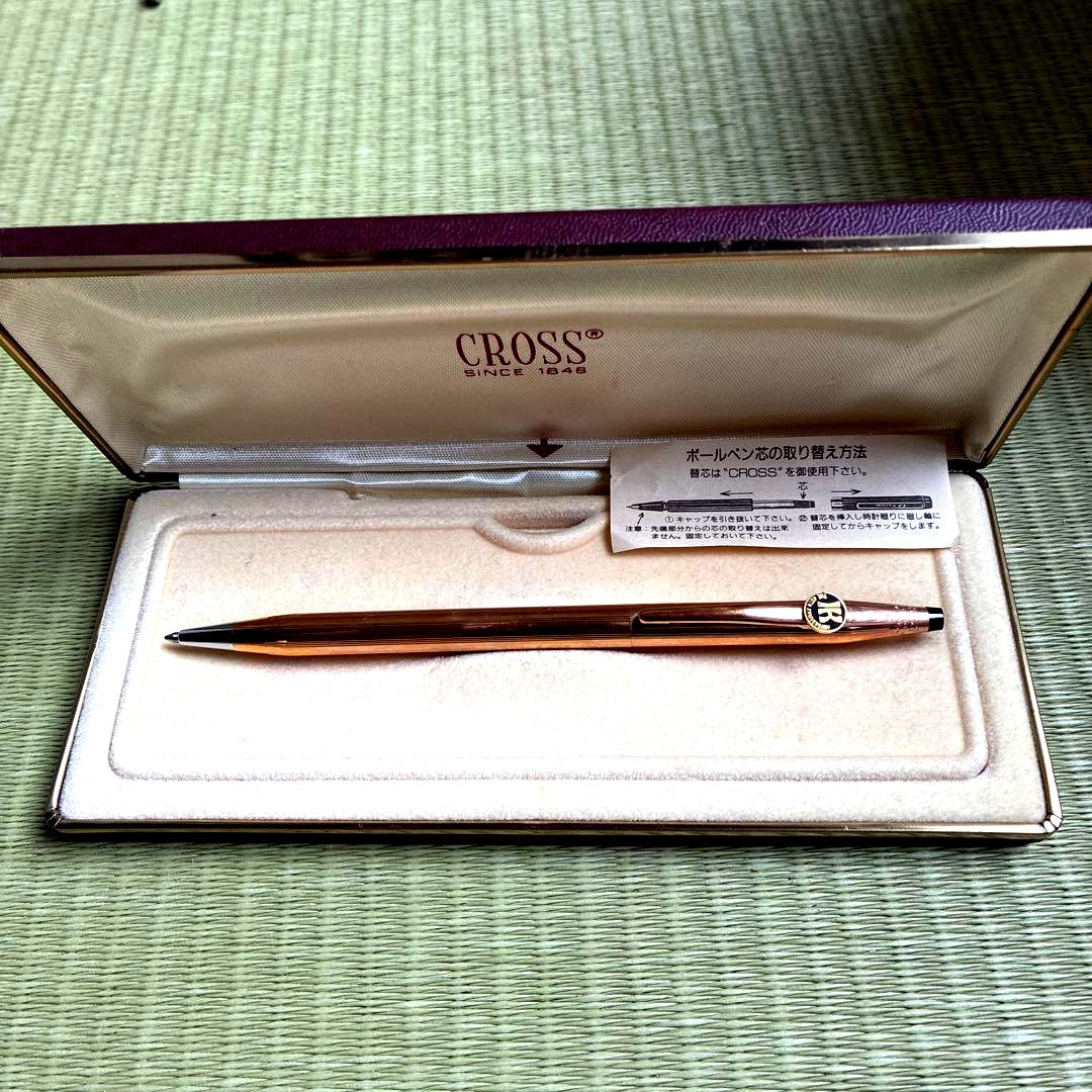 Casio Cross Pen Rose Gold Color