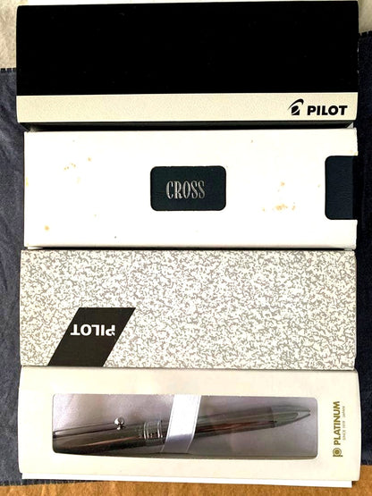 Pilot Platinum Cross Ballpoint Pen and Pencil Set Four Pieces