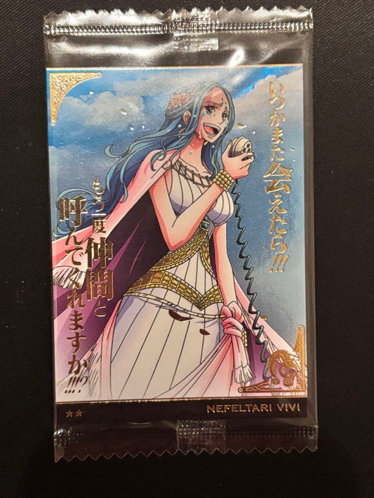 One Piece Nefertari Vivi LOG.6 R collectible card unopened Japan import