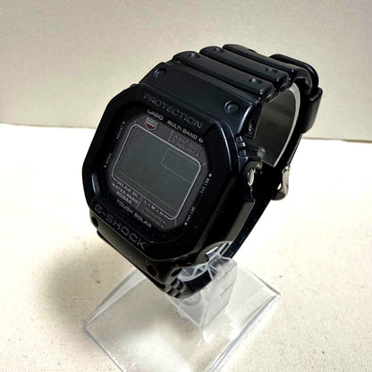 Casio G-Shock GW-M5610-1BJF digital watch with black rubber band and solar charging display