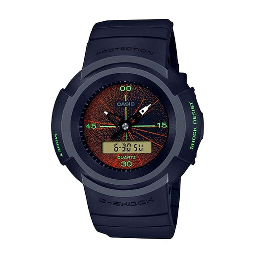 Casio G-Shock Music Night Tokyo AW-500MNT-1AJR dark gray analog-digital watch with water resistance