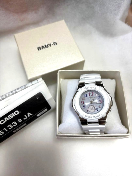 Casio Baby-G Watch model 5133 in white with instruction manual included