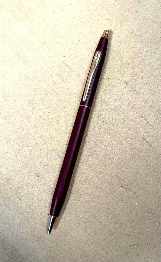 Cross Twist Mechanical Pencil in twist-style design with metal body shown from side view