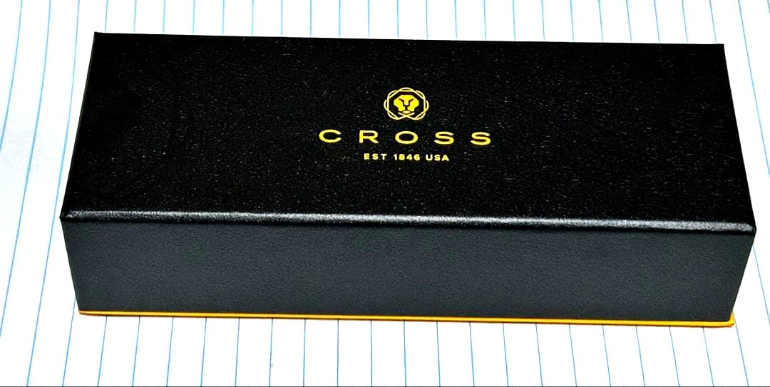 Cross Ballpoint Pen Body with Black Satin Finish and Case — Japan Import