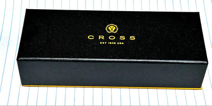 Cross Ballpoint Pen Body with Black Satin Finish and Case — Japan Import