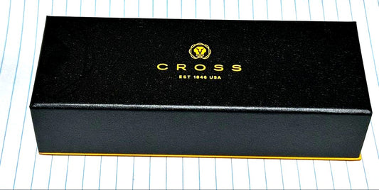 Cross Ballpoint Pen Body with Black Satin Finish and Case — Japan Import