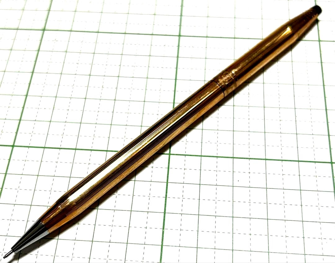 Cross Classic Century 14K Gold Plate clipless mechanical pencil Japan import