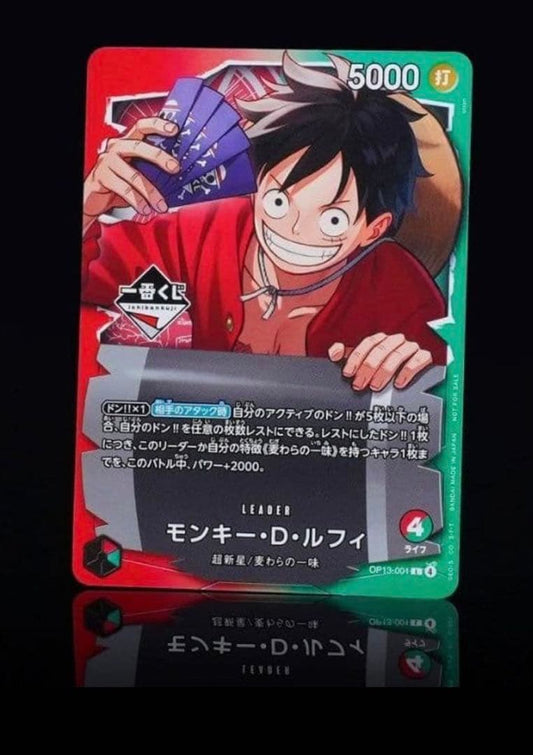 One Piece Card Game promotional Monkey D. Luffy trading card Japan import