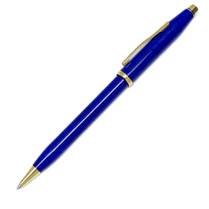 CROSS Century Blue Marble Twist Pen with Blue Ink