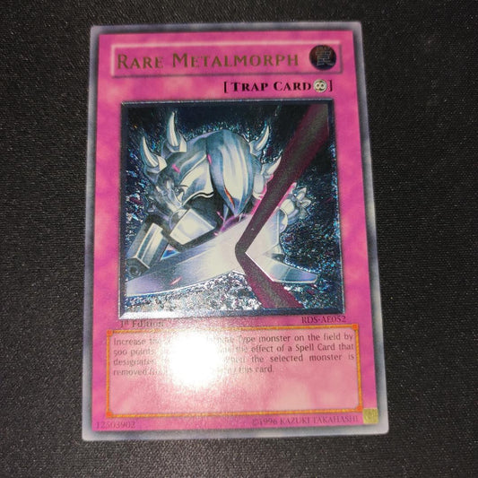 Yu-Gi-Oh Rise of Destiny Rare Metal Conversion Magic Reflective Armor relief card from Old Asia version Japan import