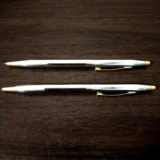 Ohto Cross ballpoint pen and mechanical pencil set in like new condition with no accessories