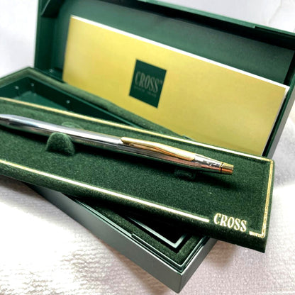 Cross Classic Century Silver Ballpoint Pen with Case Japan Import
