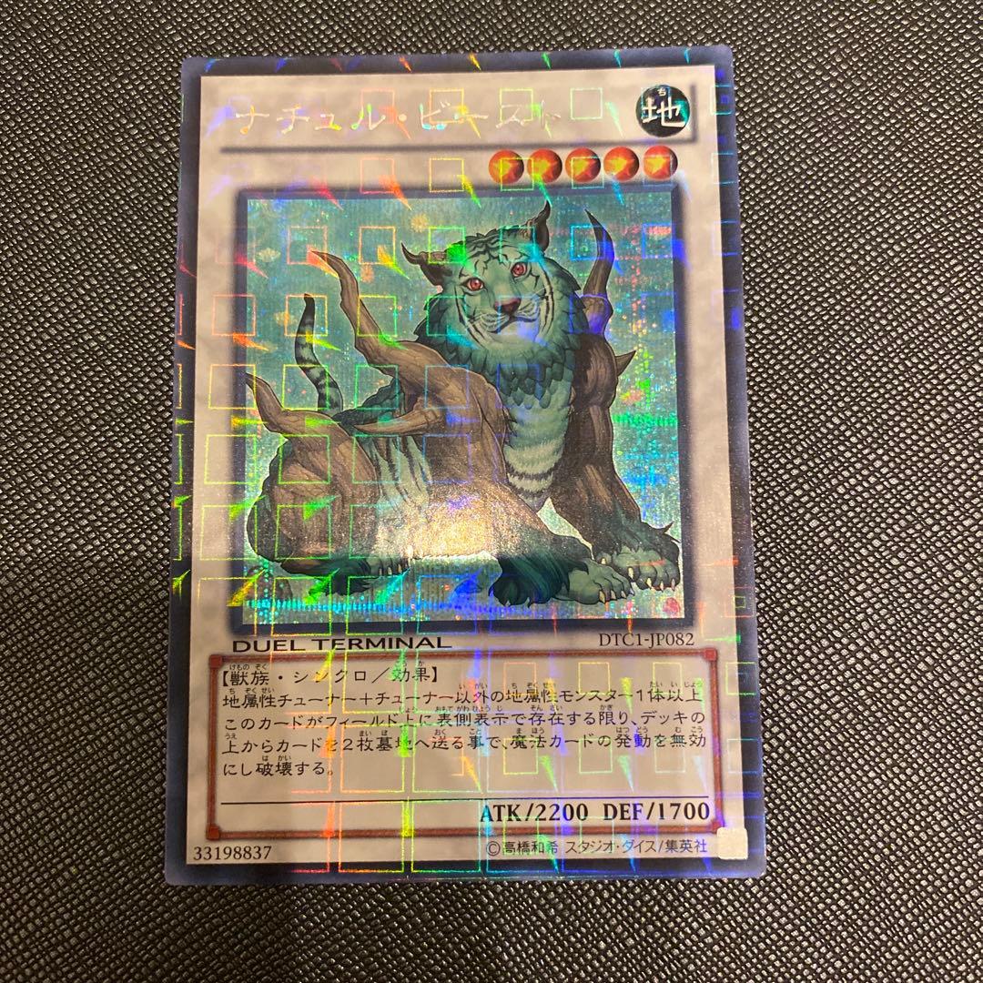 Yugioh Naturia Beast DTC Secret Rare Japanese monster card from Japan import edition