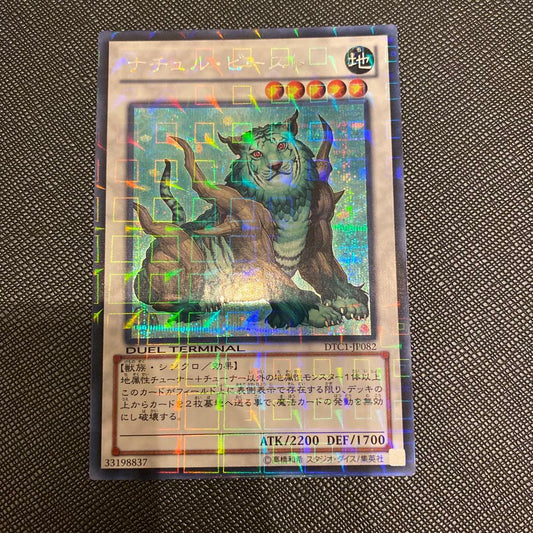 Yugioh Naturia Beast DTC Secret Rare Japanese monster card from Japan import edition
