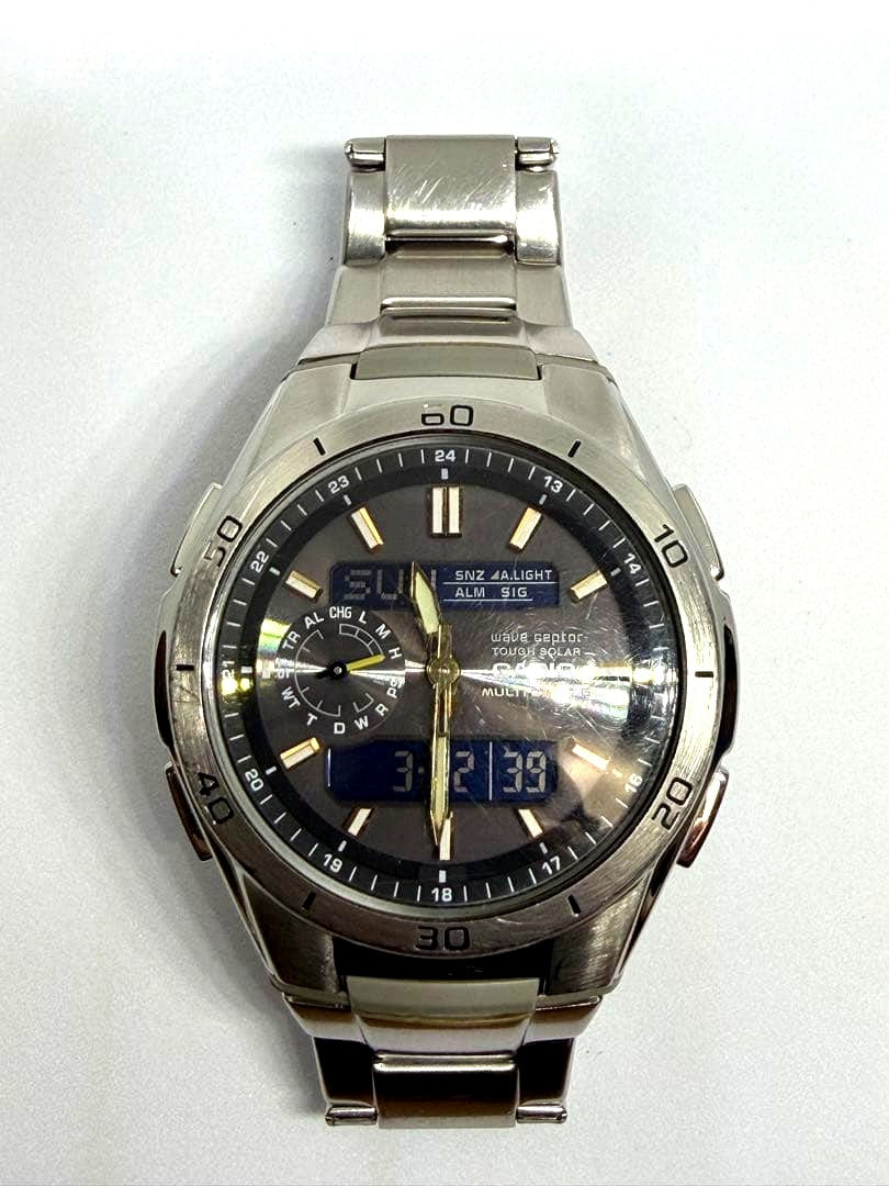 Casio Atomic Solar WebScheduler wristwatch with solar-powered movement and digital display