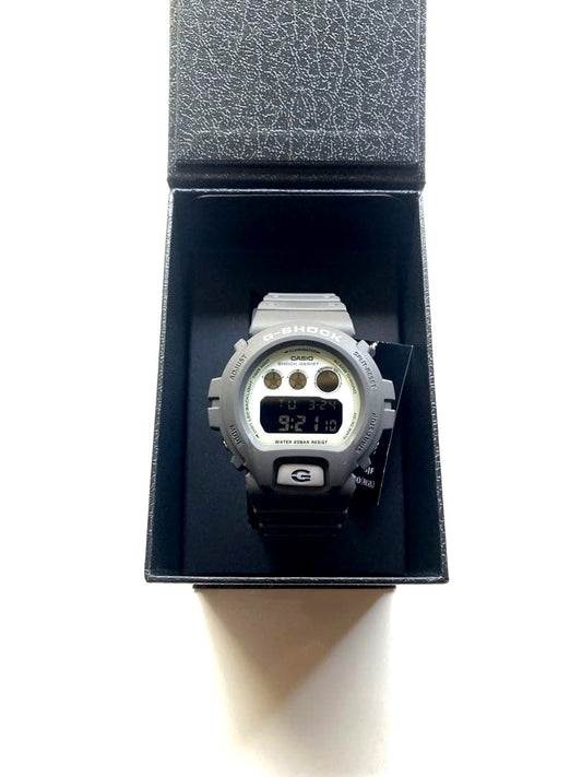 Casio G-SHOCK DW-6900HD-8JF gray digital shock resistant watch with 20 ATM water resistance