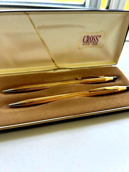 Cross Pen and Mechanical Pencil Set with Cases