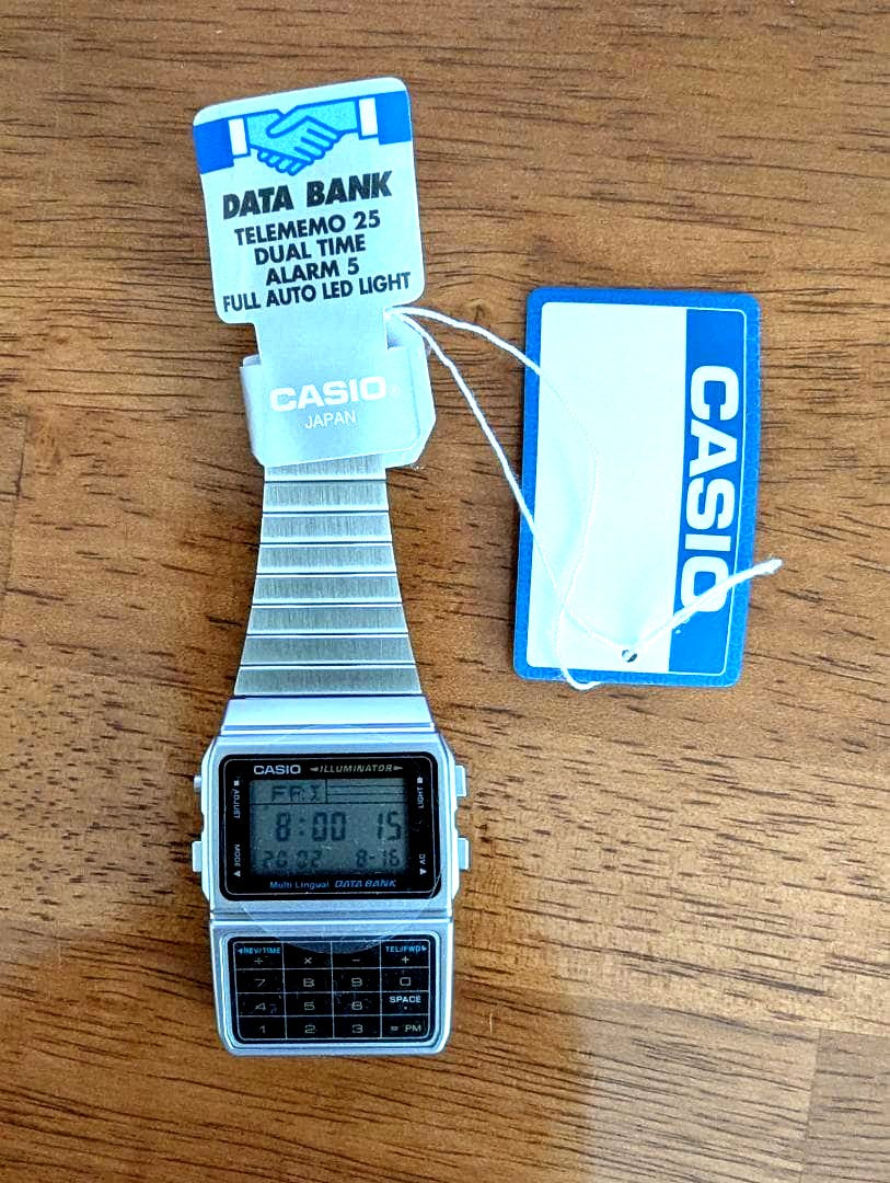 Casio Data Bank digital watch in unused new condition Japan import model