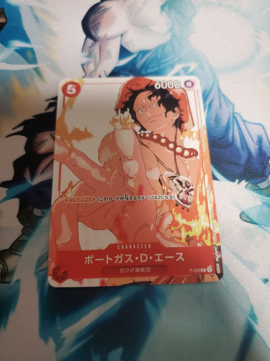 One Piece Trading Card Game Matching Battle Promo Ace Hanafuda P-028 card from Japan import