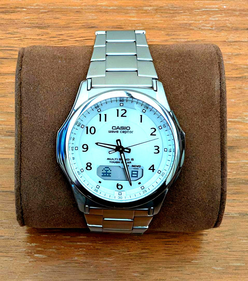 Casio Wave Cepter Multi Band 6 WVA-M630 Tough Solar stainless steel analog watch
