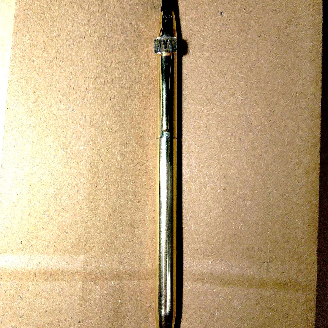 Cross Gold Twist Ballpoint Pen with McDonald's Logo Clip - Japan Import