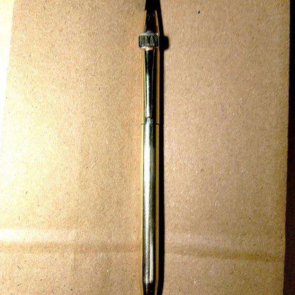 Cross Gold Twist Ballpoint Pen with McDonald's Logo Clip - Japan Import