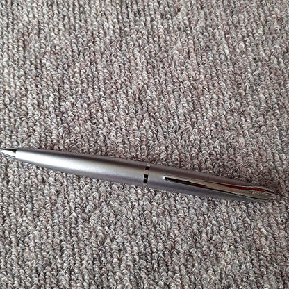 Cross Titanium Gray Ballpoint Pen in metal with sleek gray finish, brand new and unused.