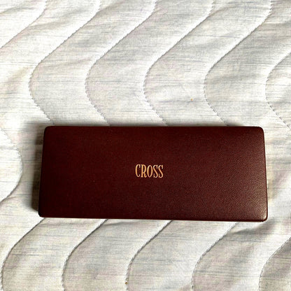 Cross Pen Set featuring a 0.5mm gold tone pencil with classic design and dedicated case