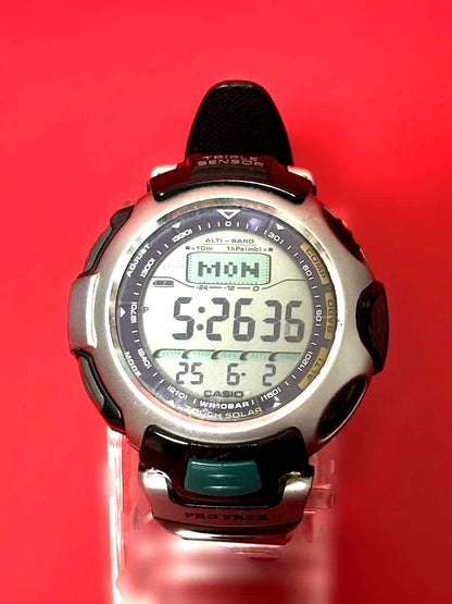 Casio PRO TREK PRG-50 Digital Outdoor Watch with Altimeter Barometer and Thermometer — Japan Import