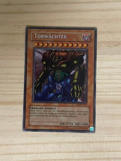 Yu-Gi-Oh Gate Guardian Secret rare German MRD card in protective loader Japan import