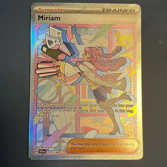 Pokémon Card Game Mimosa SAR English trading card authorized item front view