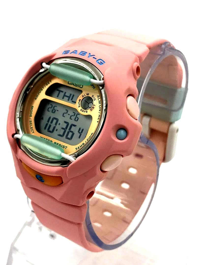 Casio Baby-G BG-169PB-4JF Pink Series Watch with shock resistance and digital display