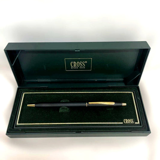 Cross Classic Century vintage mechanical pencil in black and gold with twist action