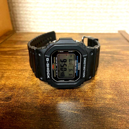 Casio G-Shock G-5600UE-1JF Tough Solar black digital watch with solar-powered design