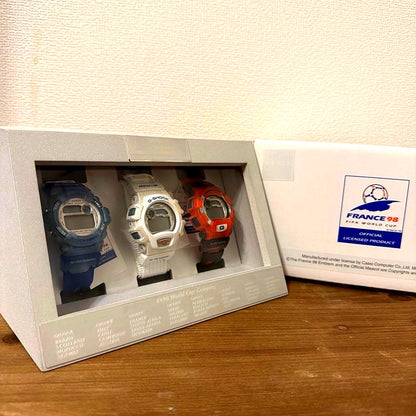 Casio G-Shock FIFA World Cup 1998 Limited 3-Piece Set Collector's Edition
